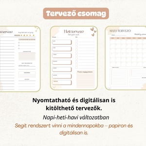 Tervező csomag - otthon & életmód - papír, írószer - naptár & tervező - Meska.hu