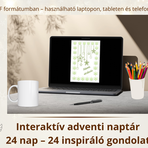 Interaktív adventi naptár  24 nap, 24 inspiráló gondolat - Meska.hu