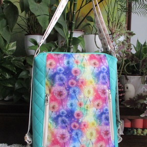 Hátizsák-oldaltáska - táska & tok - hátizsák - roll top hátizsák - Meska.hu