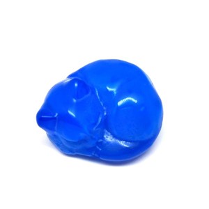 Figura Üveg kék macska 4cm, Kellékek & szerszámok, Ásvány alapanyag, Ásvány figura, , MESKA