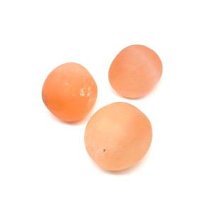 Szelenit narancs dobcsisz golyó 2,5cm 3db /csomag, Kellékek & szerszámok, Ásvány alapanyag, Szelenit korong, , MESKA