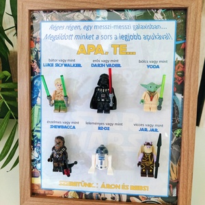 Lego starwars  figurás kép, Apa, Papa  - Meska.hu