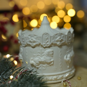 Körhinta - szójaviasz gyertya - Meska.hu