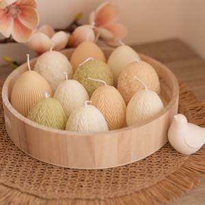 Húsvéti szójaviasz gyertya tojások - Meska.hu