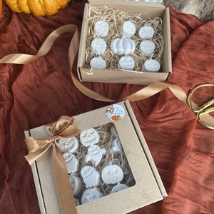 Halloweeni kifesthető kerámia figurák- Ajándékbox, Kellékek & szerszámok, Díszíthető tárgyak, Kerámia, Kerámia, MESKA