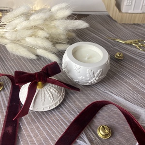 Little christmas ball - szójaviasz gyertya - otthon & életmód - gyertya, illat, aroma - gyertya - Meska.hu