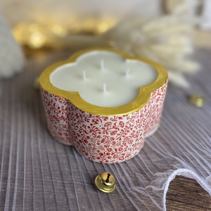 Silent Blossom  szójaviasz gyertya, Otthon & Életmód, Gyertya, illat, aroma, Gyertya, Gyertya-, mécseskészítés, Kerámia, MESKA