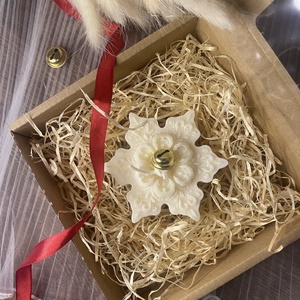 Hókristály szójaviasz illatgyertya - otthon & életmód - gyertya, illat, aroma - gyertya - Meska.hu