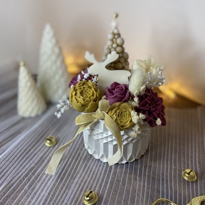 Winter Bloom Harmony- Szójaviasz illatbox - otthon & életmód - gyertya, illat, aroma - gyertya - Meska.hu