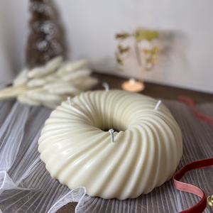 Szójaviasz adventi koszorú - Meska.hu