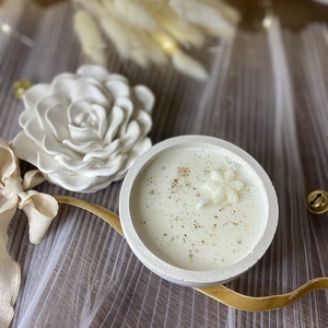 Still Winter szójaviasz illatgyertya, Otthon & Életmód, Gyertya, illat, aroma, Gyertya, Gyertya-, mécseskészítés, Kerámia, MESKA