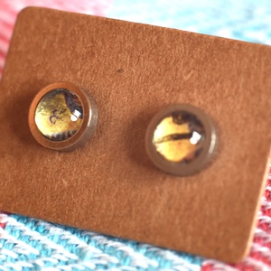 Bélyeg fülbevaló - ékszer - fülbevaló - pötty fülbevaló - Meska.hu