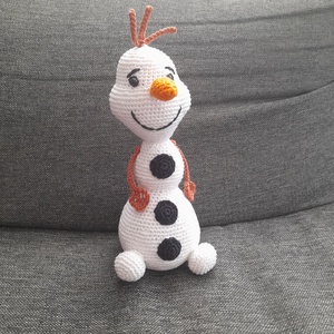 Horgolt Hóember (Olaf), Játék & Sport, Plüssállat & Játékfigura, Más figura, Hímzés, Horgolás, MESKA