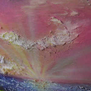 A horizont ígérete c. festmény vásznon, 50x70cm - művészet - festmény - festmény vegyes technika - Meska.hu
