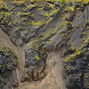 Horcrux I.  absztrakt festmény, vásznon, 20x20 cm - művészet - festmény - festmény vegyes technika - Meska.hu