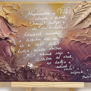 Lélek dal Babitscsal c. 3D hatású festmény, Művészet, Festmény, Festmény vegyes technika, Festészet, MESKA