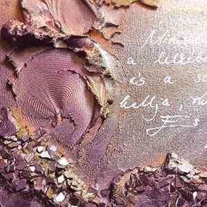 Lélek dal Babitscsal c. 3D hatású festmény - művészet - festmény - festmény vegyes technika - Meska.hu