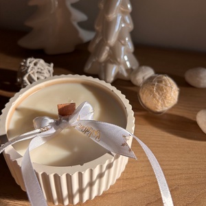 Csendes hóesés, Karácsony, Karácsonyi lakásdekoráció, Karácsonyi illatgyertya, mécses, Gyertya-, mécseskészítés, MESKA