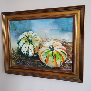 Olajfestmény - Pumpkins - művészet - festmény - olajfestmény - Meska.hu