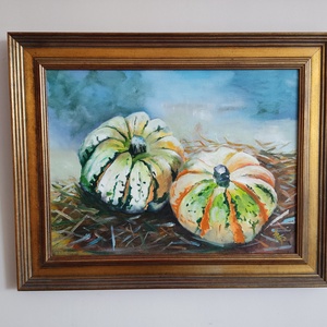 Olajfestmény - Pumpkins - művészet - festmény - olajfestmény - Meska.hu
