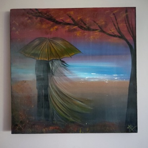 Akril festmény - Illúzió (2016.) - művészet - festmény - akril - Meska.hu
