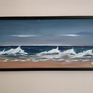 Akril festmény - On The Beach (2017.) - művészet - festmény - akril - Meska.hu
