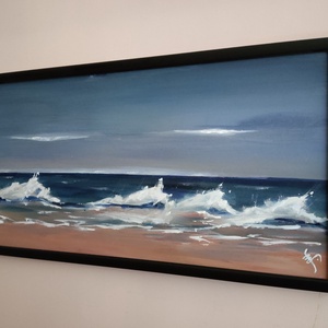 Akril festmény - On The Beach (2017.) - művészet - festmény - akril - Meska.hu