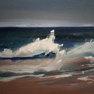 Akril festmény - On The Beach (2017.) - művészet - festmény - akril - Meska.hu