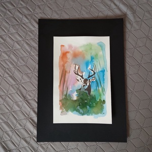 Akvarell - Az erdő őre (2025.) - művészet - festmény - akvarell - Meska.hu Akvarell - Az erdő őre (2025.) - művészet - festmény - akvarell - Meska.hu