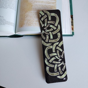 Akvarell - Könyvjelző Zentangle (2025.) - művészet - festmény - akvarell - Meska.hu