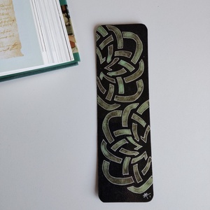 Akvarell - Könyvjelző Zentangle (2025.) - művészet - festmény - akvarell - Meska.hu