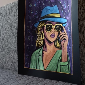 Akvarell festmény - PopArt (2025.) - Meska.hu