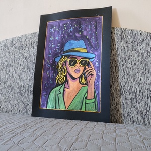 Akvarell festmény - PopArt (2025.) - művészet - festmény - akvarell - Meska.hu