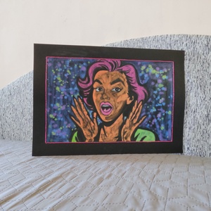 Akvarell festmény - PopArt (2025.) - Meska.hu