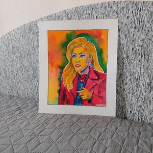 Akvarell - PopArt (2025.) - művészet - festmény - akvarell - Meska.hu