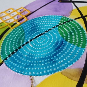 Akvarell - Lélektér - Kapcsolódás (2025.) - művészet - festmény - akvarell - Meska.hu