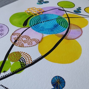 Akvarell - Lélektér - Kapcsolódás (2025.) - művészet - festmény - akvarell - Meska.hu