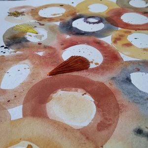 Akvarell - Lélektér - Ritmus (2025.) - művészet - festmény - akvarell - Meska.hu