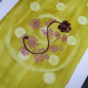 Akvarell - Népi ornamentika - Hungarian folk art 2. (2026.) - művészet - festmény - akvarell - Meska.hu