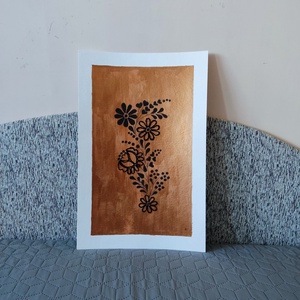 Akvarell - Népi ornamentika - Hungarian folk art 4. (2026.) - Meska.hu