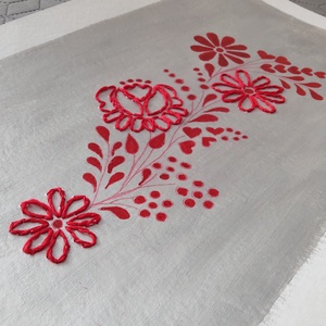 Akvarell - Népi ornamentika - Hungarian folk art 5. (2026.) - művészet - festmény - akvarell - Meska.hu