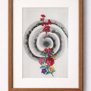 Akvarell - Népi ornamentika - Hungarian folk art 3. (2026.), Művészet, Festmény, Akvarell, Festészet, Hímzés, MESKA