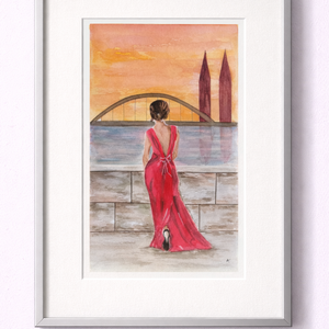 Akvarell - Szegedi emlék (2026.), Művészet, Festmény, Akvarell, Festészet, MESKA