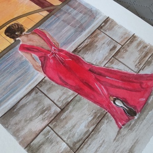 Akvarell - Szegedi emlék (2026.) - művészet - festmény - akvarell - Meska.hu