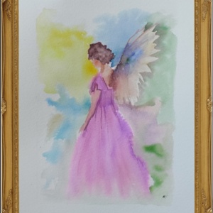 Akvarell - Angyal (2026.) - Meska.hu