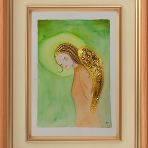 Akvarell - Angyal (2026.) - Meska.hu