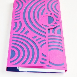 Pink körös notesz - Meska.hu