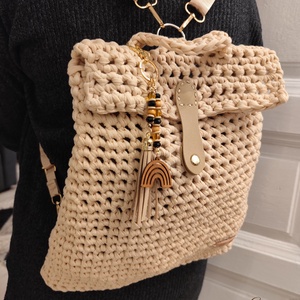 Horgolt hátizsák - Meska.hu