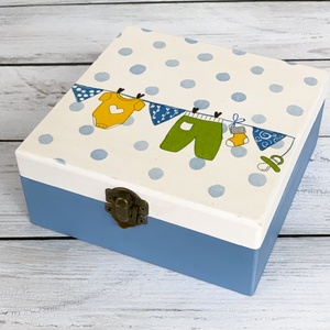 Kisfiú baba doboz - otthon & életmód - dekoráció - Meska.hu