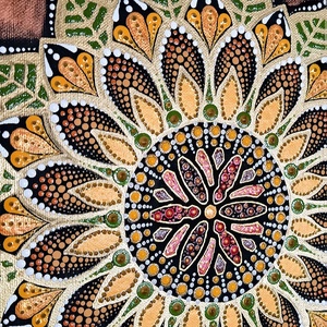 Napraforgó - művészet - festmény - festmény vegyes technika - Meska.hu